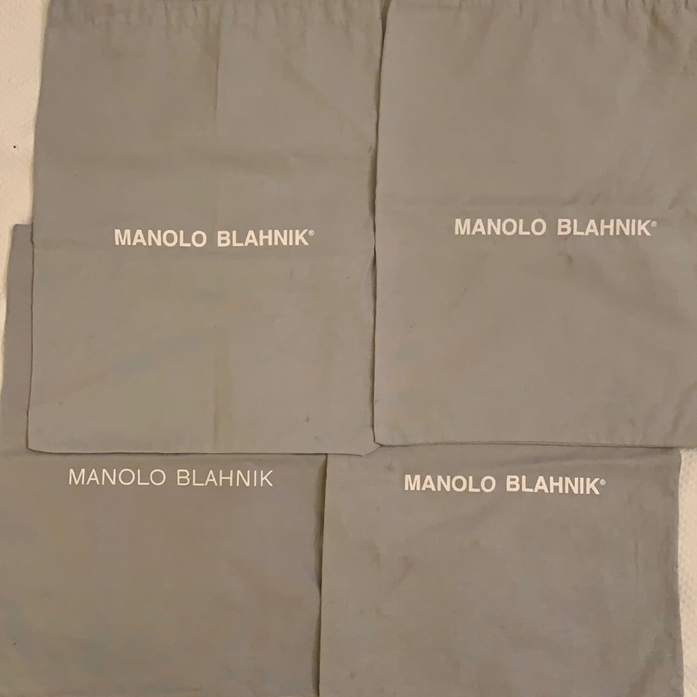 Set of 2 Manolo dustbags